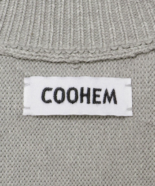 COOHEM(コーヘン) GIMA COTTON REVERSE KNIT PO COOHEM GIMA COTTON