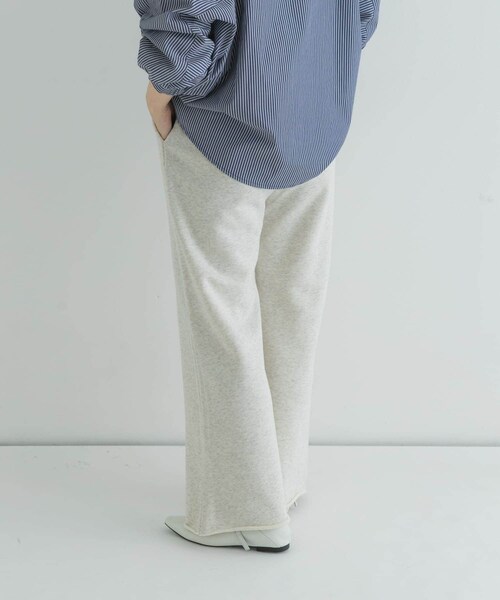 URBAN RESEARCH Sonny Label（アーバンリサーチサニーレーベル）の「スウェットワイドパンツ（スウェットパンツ・レディース・グレー/オートミール・36/38）」の20枚目の写真