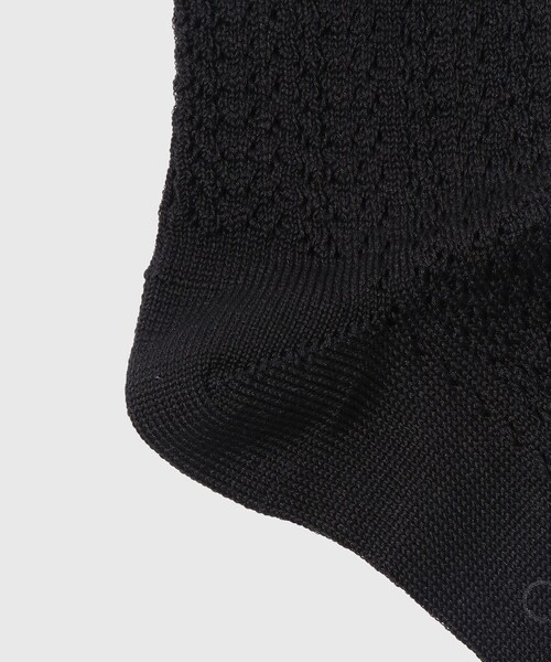 ADAM ET ROPE'（アダムエロペ）の「【CONLEAD/コンリード】Lace Short（ソックス/靴下・メンズ・ブラック・M）」の4枚目の写真