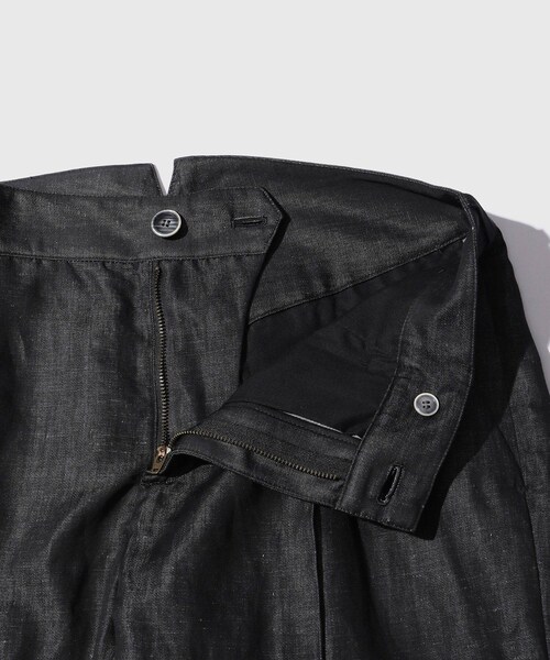 ADAM ET ROPE'（アダムエロペ）の「【Pelemele/ペールメール】HIBACK TROUSERS CHAMBRAY（その他パンツ・メンズ・ブラック・L/M）」の5枚目の写真