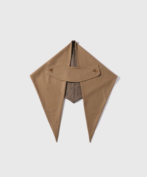 ADAM ET ROPE'（アダムエロペ）の「【SOLARIS&CO./ソロリスアンドコー】QUEEN（ストール/ショール・メンズ・ブラック/ブラウン・F）」の2枚目の写真