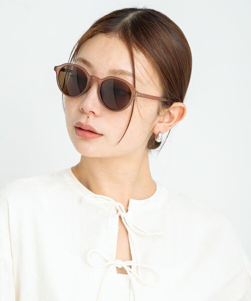URBAN RESEARCH Sonny Label（アーバンリサーチサニーレーベル）の「FEEL LIFE クリアカラーサングラス（メガネ・レディース・グレー/ブラック/ブラウン・one）」の16枚目の写真