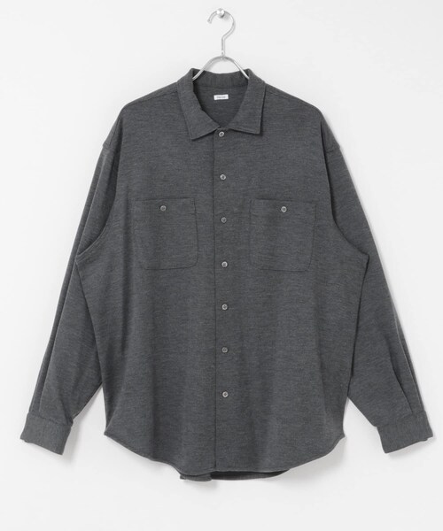 URBAN RESEARCH(アーバンリサーチ)の「THE DAY WOOL FRAISE SHIRT JACKET(テーラードジャケット・メンズ・BLACK/GRAY・2/3)」の14枚目の写真
