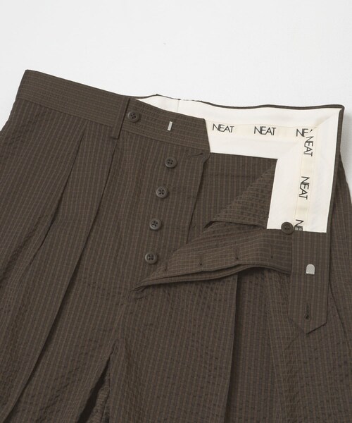 URBAN RESEARCH(アーバンリサーチ)の「『別注』NEAT×URBS DOT'S SEERSUCKER WIDE(その他パンツ・メンズ・BLACK/BROWN・44/46/48/50)」の20枚目の写真