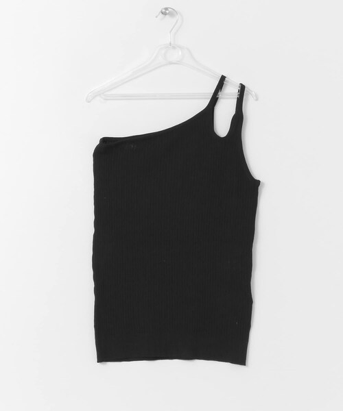 LAATO（ラート）の「STRINGS ONE SHOULDER（タンクトップ・レディース・クリーム/セージ/インク・FREE）」の2枚目の写真