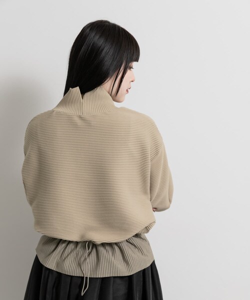 THE GOODLAND MARKET（ザグッドランドマーケット）の「Jens　SWEAT LIKE PULLOVER（Tシャツ/カットソー・レディース・BLACK/GRAY/BEIGE・2）」の17枚目の写真