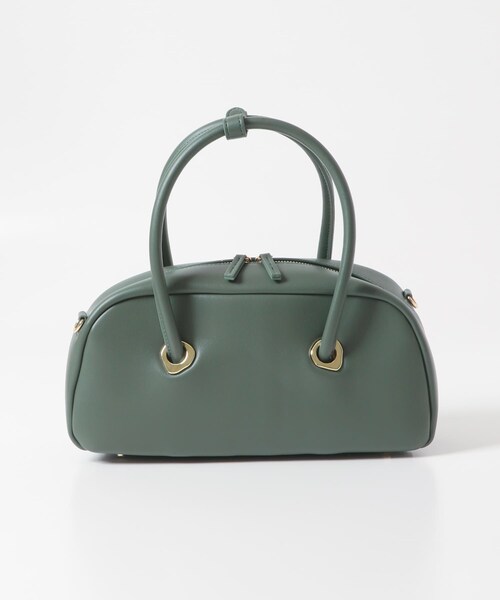 URBAN RESEARCH ROSSO（アーバンリサーチロッソ）の「LE VERNIS　Eyelet wide boston（ボストンバッグ・レディース・オリーブ/モカ/ブラック・-）」の10枚目の写真