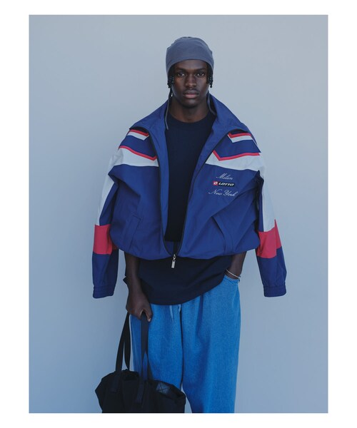 URBAN RESEARCH（アーバンリサーチ）の「LOTTO　MILAN NEWYORK NY BLOUSON（ブルゾン・メンズ・NAVY/BLACK・M/L/XL）」の14枚目の写真