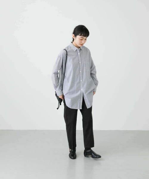 かぐれ（カグレ）の「コットンストレッチイージーパンツ（その他パンツ・レディース・BEIGE/OFF/BLACK/GRAY・FREE）」の22枚目の写真