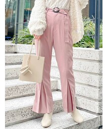 MERCURYDUO | ステッチデザインフロントタックパンツ(その他パンツ)
