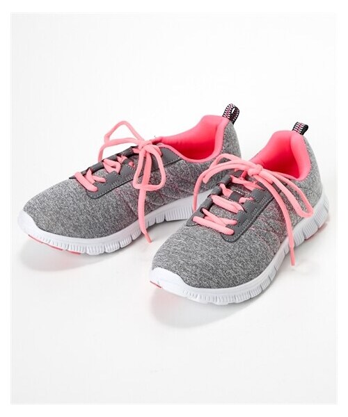 nissen（ニッセン）の「超軽量スポーティースニーカー（ワイズ３Ｅ）（スニーカー・メンズ・ネイビー×イエロー/グレー杢×ピンク/グレー杢×ホワイト/黒×ミントグリーン/黒×黒/白×白(白底)/サックス×ホワイト/黒(マットスムース)×白底/ホワイト(マットスムース)/ダスティピンク(マットスムース)/グレー(マットスムース)/黒×黒(黒底)/杢グレー×パープル(白底)/黒(マットスムース)・S=22.0~22.5cm/M=23.0~23.5cm/L=24.0~24.5cm/LL=25.0~25.5cm）」の8枚目の写真