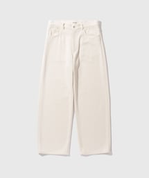 ADAM ET ROPE' | 【AURALEE/オーラリー】SILK NEP DENIM 5P WIDE PANTS(その他パンツ)