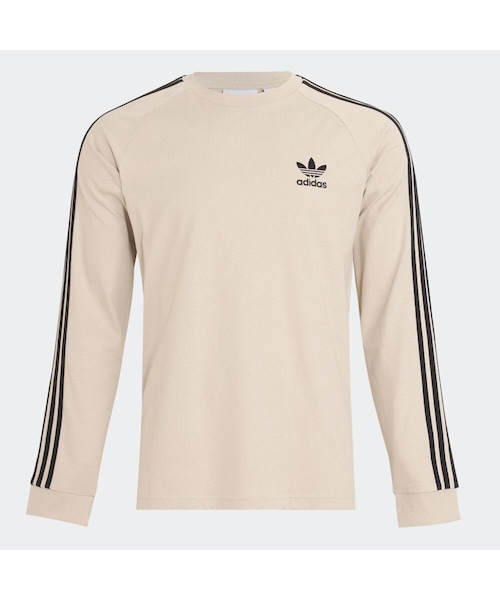 adidas（アディダス）の「アディカラー クラシックス スリーストライプス 長袖Tシャツ（トップス・メンズ・ブルー/ホワイト/ブラック/ピンク/ベージュ/グレー/グリーン・XS/S/M/L/XL/2XL/3XL/J/2XS/2XS/4XL/5XL/6XL/J/XS/J/S/J/M/J/L/J/XL/J/2XL/J/3XL/J/4XL/J/5XL）」の10枚目の写真