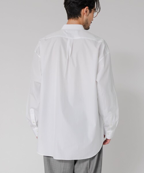 URBAN RESEARCH（アーバンリサーチ）の「THOMAS MASON OVER SHIRTS（シャツ/ブラウス・メンズ・WHITE/ROYAL/TEAL BLUE/IVORY ST/NAVY ST・S/M/L/XL）」の11枚目の写真