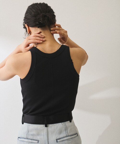 ADAM ET ROPE'(アダムエロペ)の「【サステナブル】ブラウスセットタンクトップ(シャツ/ブラウス・レディース・ブラック系/キナリ系・F)」の12枚目の写真