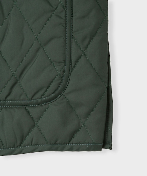 ROPE'（ロペ）の「【SPORTY & RICH（スポーティアンドリッチ】The Carlyle Script Nylon Quilted Jacket（ナイロンジャケット・レディース・グリーン・F）」の7枚目の写真