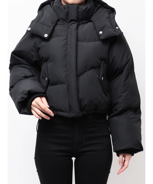 MURUA（ムルーア）の「ウェーブエアコンダウン（ダウンジャケット/コート・レディース・グレー/ブラック/ボルドー・F）」の3枚目の写真