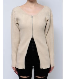 EMODA | レースエッジフィットリブトップ(その他トップス)