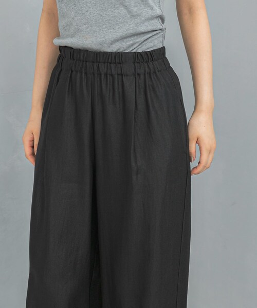 URBAN RESEARCH ROSSO（アーバンリサーチロッソ）の「ブライトツイルイージーパンツ（その他パンツ・レディース・PINK/BLACK・FREE）」の4枚目の写真