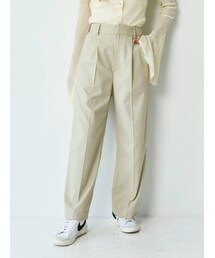 Ungrid | センタープレスルーズパンツ(スラックス)