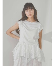 merry jenny | メロウメロウノースリーブtops(Tシャツ/カットソー)