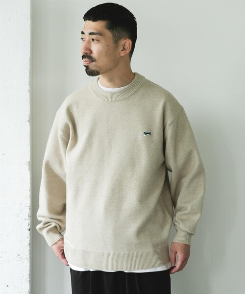 URBAN RESEARCH DOORS(アーバンリサーチドアーズ)の「『別注』PENNEYS×DOORS THE FOX クルーネックスフレニット(ニット/セーター・メンズ・ECRU/CHERRY/NAVY/CHARCOAL・M/L/XL)」の8枚目の写真