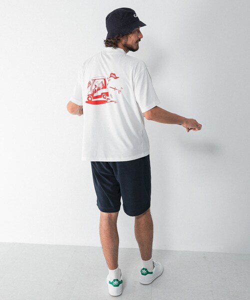 URBAN RESEARCH Sonny Label（アーバンリサーチサニーレーベル）の「OOPS×RYUAMBE　コラボモックネックTシャツ（Tシャツ/カットソー・メンズ・OFF/GREEN/DARK NAVY・M/L/XL）」の21枚目の写真