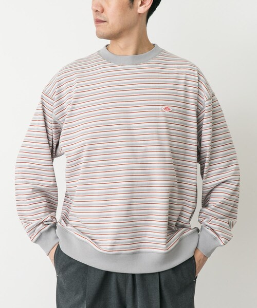 URBAN RESEARCH DOORS（アーバンリサーチドアーズ）の「DANTON　SWEAT T-SHIRTS（スウェット・メンズ・NVY×BGE/GRY×RED/YLW×WHT・L/XL）」の7枚目の写真