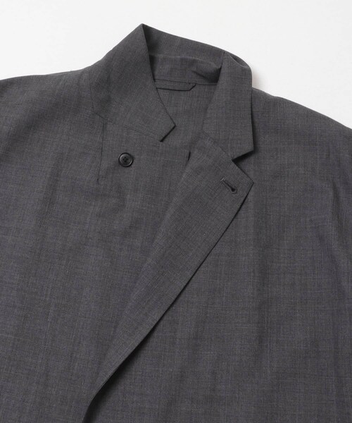 かぐれ（カグレ）の「YLEVE　WOOL TROPICAL WORK JACKET（テーラードジャケット・レディース・CHARCOAL・1）」の17枚目の写真