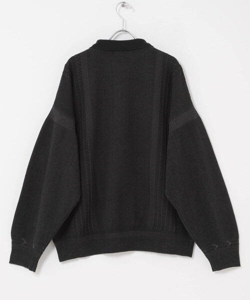 URBAN RESEARCH DOORS(アーバンリサーチドアーズ)の「YASHIKI KANTO ZIP POLO(ポロシャツ・メンズ・M.GRAY/BLACK・1/2)」の7枚目の写真