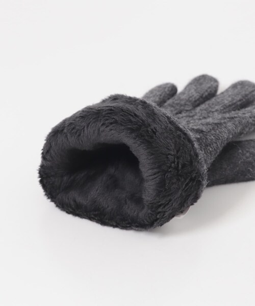 URBAN RESEARCH Sonny Label（アーバンリサーチサニーレーベル）の「ケーブルニットグローブ（ベルト・レディース・Lグレー/ブラック/チャコール・One）」の16枚目の写真