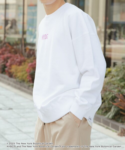 SENSE OF PLACE by URBAN RESEARCH(センスオブプレイスバイアーバンリサーチ)の「NYBG クルーネックルーズスウェットA(スウェット・メンズ・GREEN/WHITE/BLACK・M/L)」の15枚目の写真