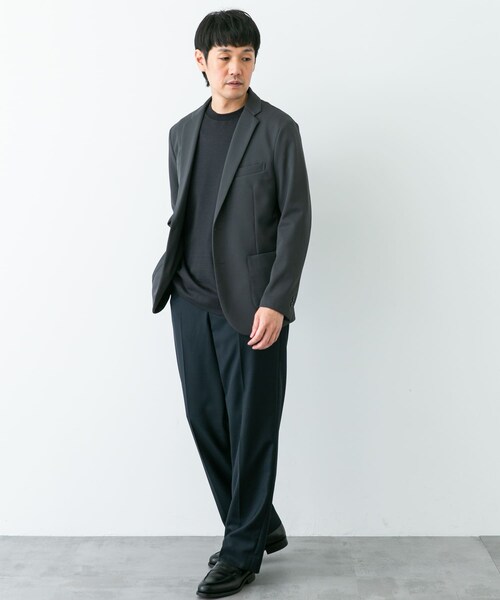 URBAN RESEARCH DOORS(アーバンリサーチドアーズ)の「『イージーケア』LIFE STYLE TAILOR サーフニットジャケット(テーラードジャケット・メンズ・NAVY/GRAY・S/M/L/XL)」の11枚目の写真