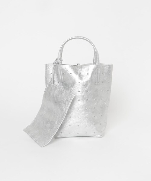 URBAN RESEARCH(アーバンリサーチ)の「スタッズミニトートバッグ(トートバッグ・レディース・BLACK/SILVER・-)」の20枚目の写真