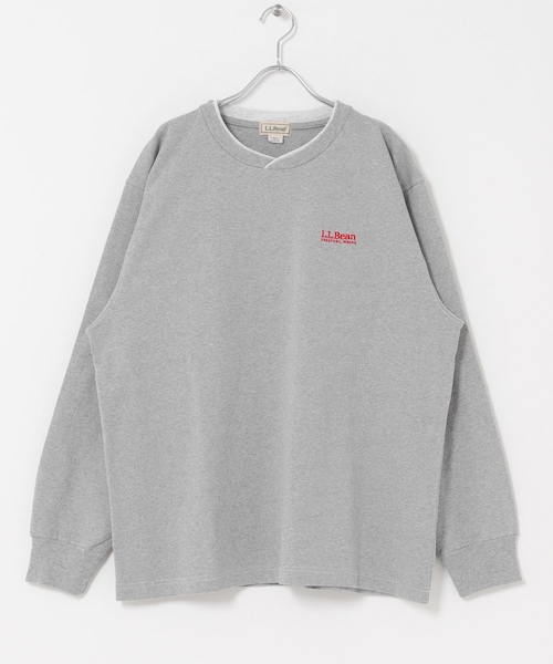 URBAN RESEARCH DOORS（アーバンリサーチドアーズ）の「L.L.Bean JAPAN EDITION　UNION LONG SLEEVE T-SHIRTS（Tシャツ/カットソー・メンズ・WHITE/BIRCH/TOP GREY/TOP SAX/TOP RED/NAVY・M/L/XL）」の3枚目の写真