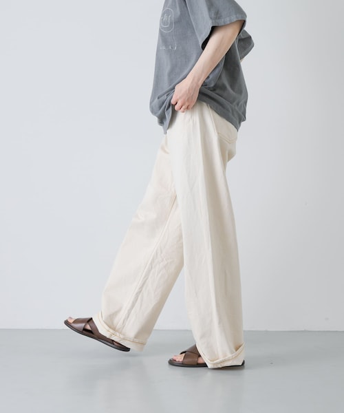 かぐれ(カグレ)の「HARi WIDE STRAIGHT(その他パンツ・レディース・WHITE・2/3)」の1枚目の写真