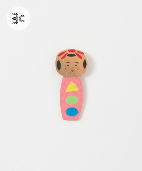 URBAN RESEARCH（アーバンリサーチ）の「すはらゆう子　こけしブローチ（ブローチ/コサージュ・メンズ・その他1/その他2/その他3/その他4・0）」の5枚目の写真