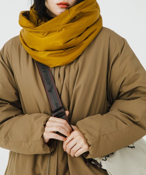 EKAL（エカル）の「『UR TECH』中綿 ノーカラーコート（その他アウター・レディース・ダークブラウン/モカ/チャコール・one）」の14枚目の写真