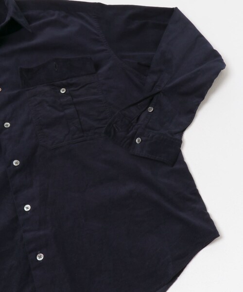 URBAN RESEARCH（アーバンリサーチ）の「PORTER CLASSIC　R-UP ORGANIC CRDRY SHIRT（シャツ/ブラウス・メンズ・NAVY・L/XL/XXL）」の9枚目の写真
