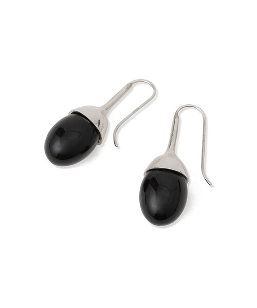 ADAM ET ROPE'(アダムエロペ)の「【EMOELLE】Acorn motif earrings(ピアス(両耳用)・レディース・ブラック系・F)」の3枚目の写真