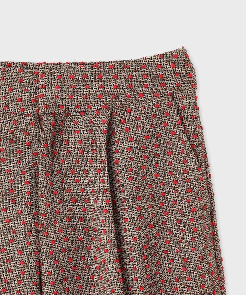 ROPE'（ロペ）の「【Masaco Teranishi（マサコテラニシ）】PAWPAW TWEED TROUSERS｜ツィードパンツ（スラックス・レディース・ダークブラウン・36/38）」の8枚目の写真