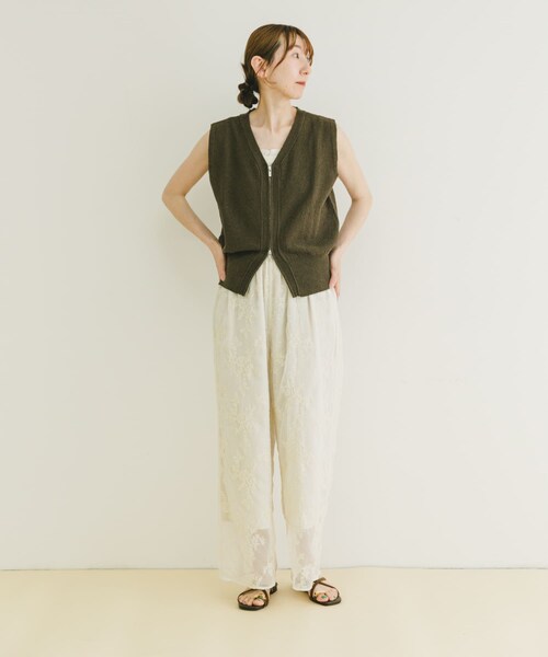 ITEMS URBANRESEARCH（アイテムズ アーバンリサーチ）の「ブークレジップベスト（ベスト・レディース・BEG/NVY/MOC・FREE）」の11枚目の写真