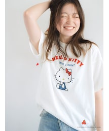 Ungrid | 【ハローキティーコラボ】ロゴデザインTee(Tシャツ/カットソー)