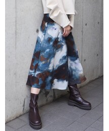 MURUA | マルチペイントフレアスカート(スカート)