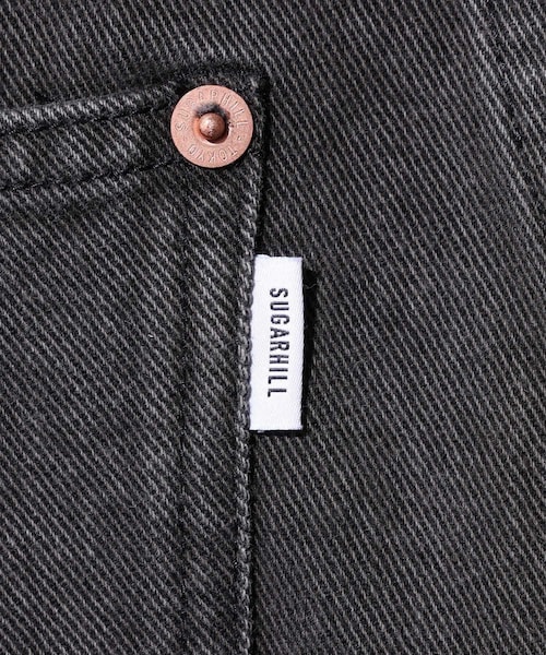 ADAM ET ROPE'(アダムエロペ)の「【SUGARHILL/シュガーヒル】"CAR SERVICE" MODERN DENIM WIDE CUT(デニムパンツ・メンズ・ブラック・30/32)」の11枚目の写真