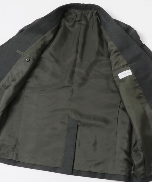 URBAN RESEARCH（アーバンリサーチ）の「new basic　WOOL LINEN JACKET（テーラードジャケット・メンズ・BROWN/D GREEN・M/L/XL）」の13枚目の写真