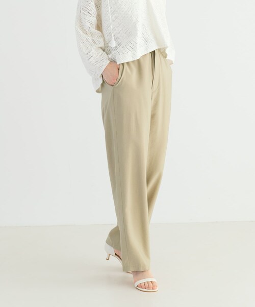 URBAN RESEARCH(アーバンリサーチ)の「ポプリンイージーパンツ(その他パンツ・レディース・BEIGE/BLUEGRAY・36/38)」の16枚目の写真