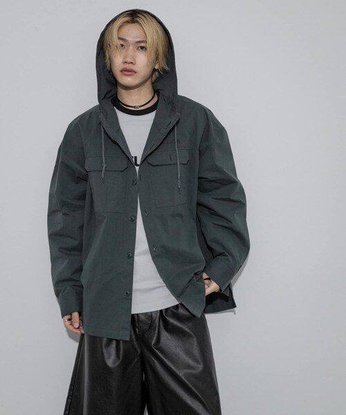 SENSE OF PLACE by URBAN RESEARCH（センスオブプレイスバイアーバンリサーチ）の「HONDA Hoodie Long-Sleeve Shirts（シャツ/ブラウス・メンズ・GREEN/MINT・M/L）」の5枚目の写真