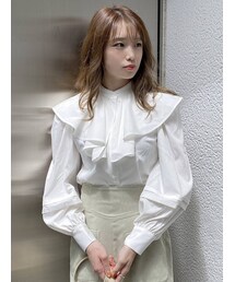 dazzlin | ビッグカラー付ボリュームブラウス(シャツ/ブラウス)