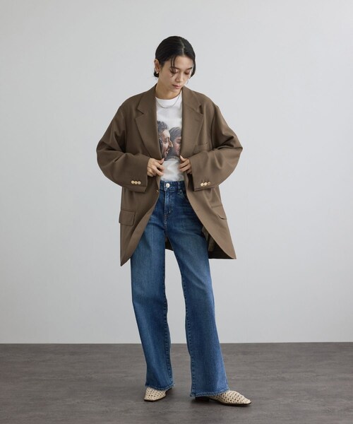 ADAM ET ROPE'（アダムエロペ）の「【J'aDoRe・一部店舗限定】【COUTURE D'ADAM（クチュール ド アダム）】BIG JK Single Blazer Desert（テーラードジャケット・レディース・キャメル・38）」の16枚目の写真